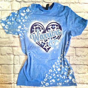 Central Valley Warriors Leopard Love Tee