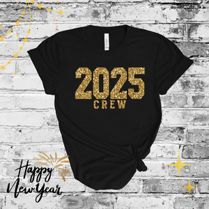 2025 Crew Glitter Tee