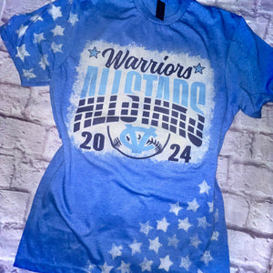 Warriors Allstars Bleached Tee