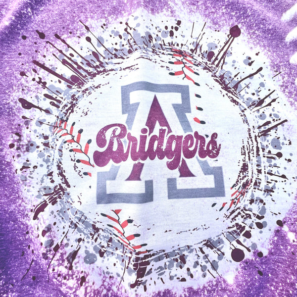 Bridgers Baseball Blast Bleached Tee