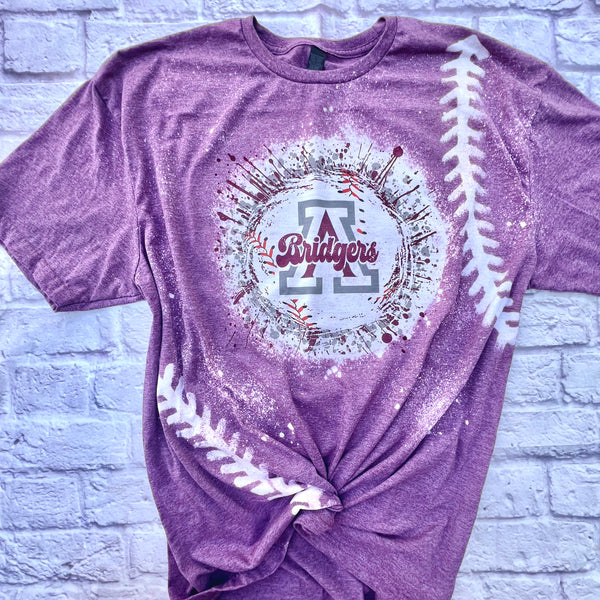 Bridgers Baseball Blast Bleached Tee