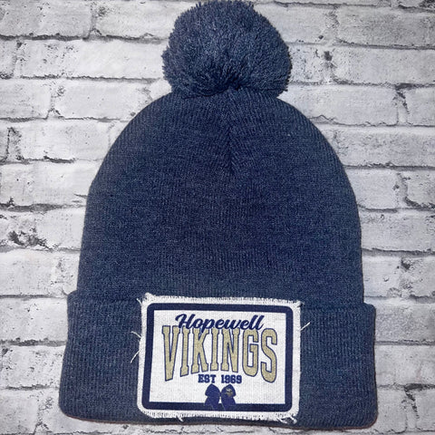 Vikings Bow Pom Beanie