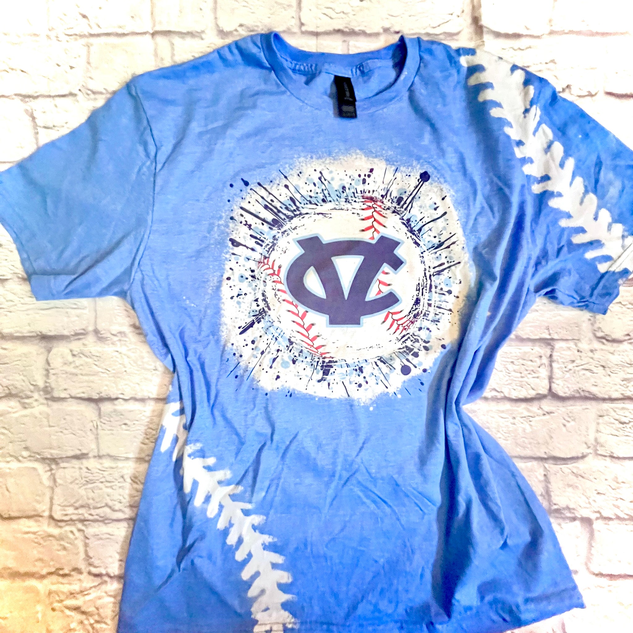 Warriors Baseball Blast Bleached Tee