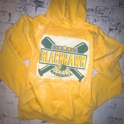 Blackhawk Baseball Bleached Mustard Hoodie