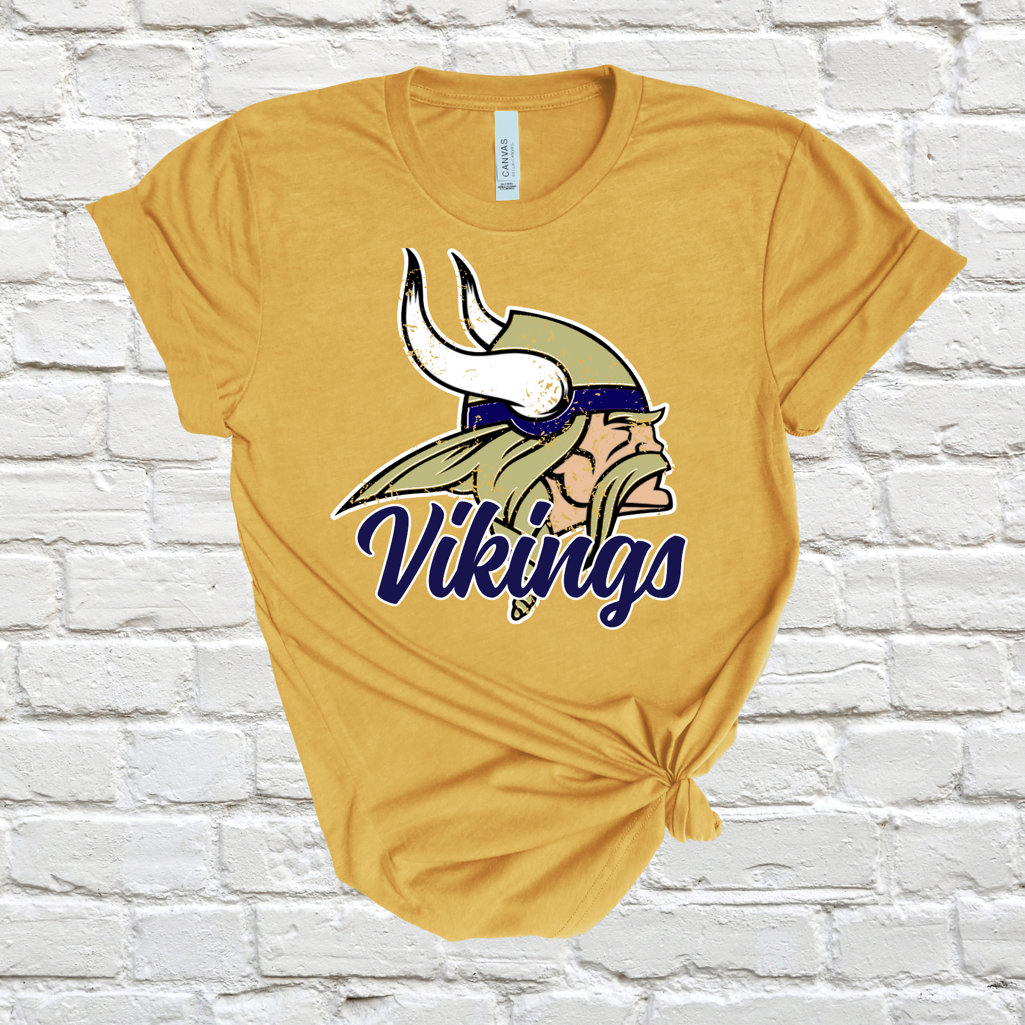 Vikings Mustard Mascot Tee