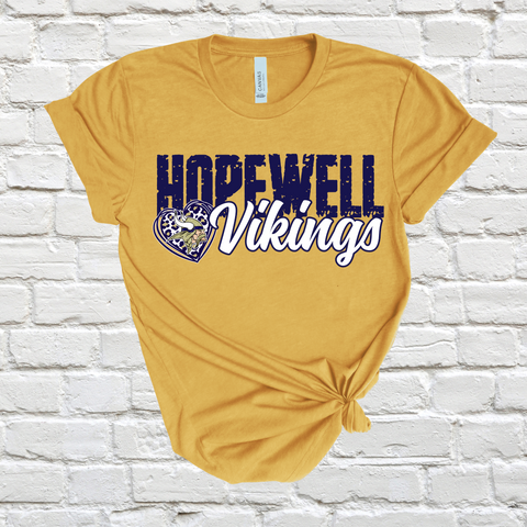 Hopewell Vikings Mustard Tee