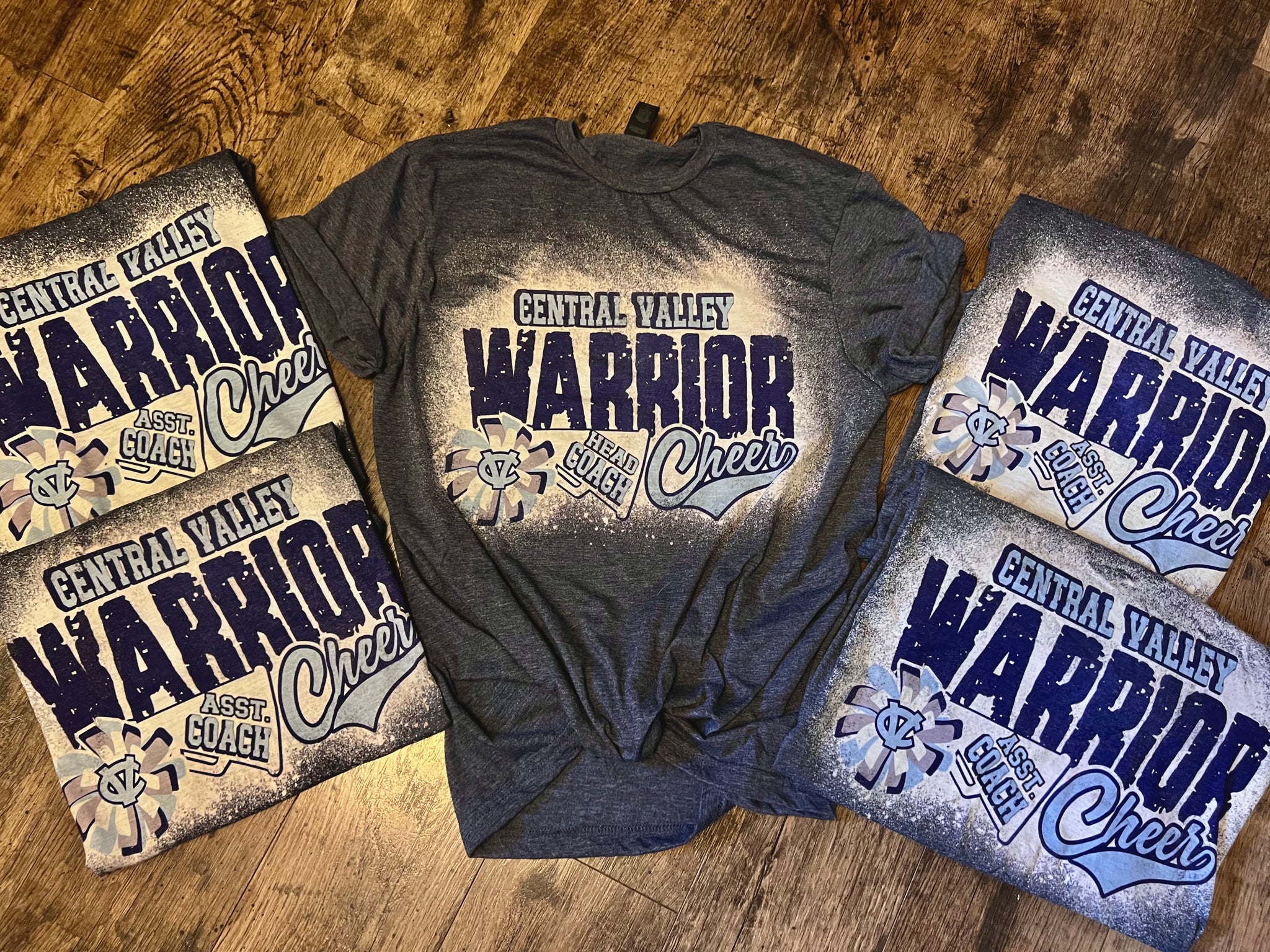 Warriors Cheer Bleached Tee