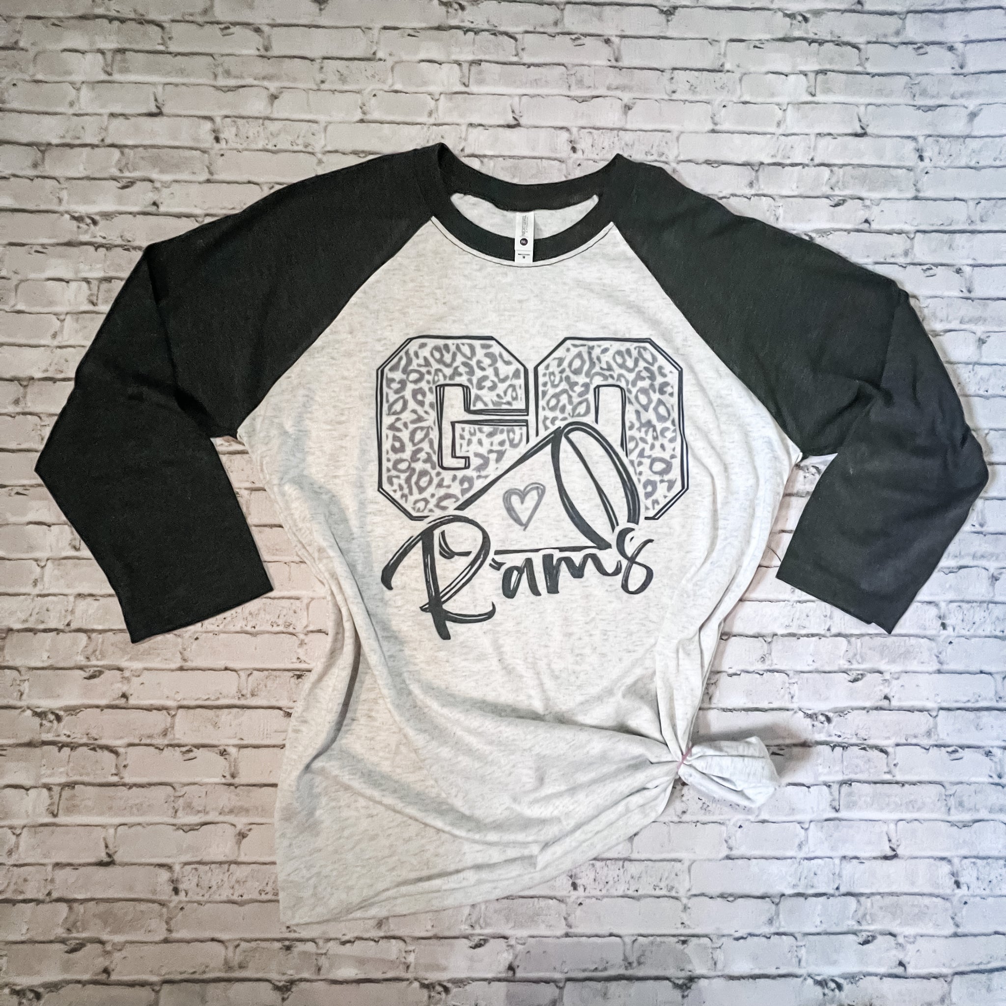 Go Rams Vintage Raglan Tee