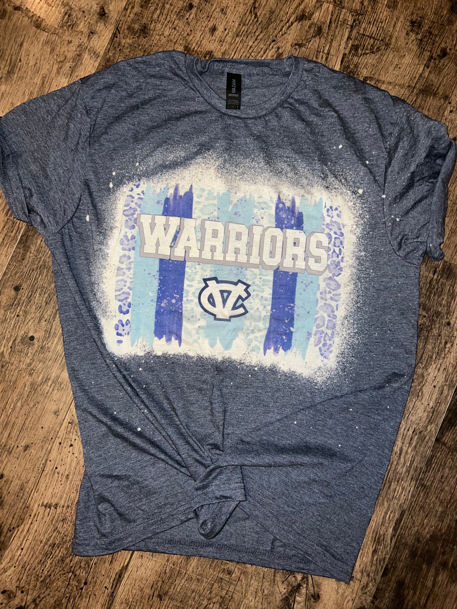 Warriors Paint Brush Tee