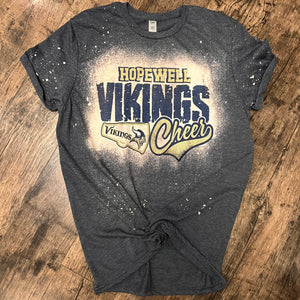 Vikings Cheer Bleached Tee