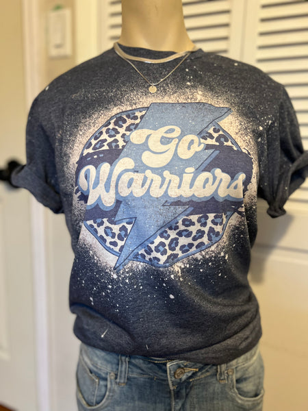 Go Warriors Retro Lightning Tee