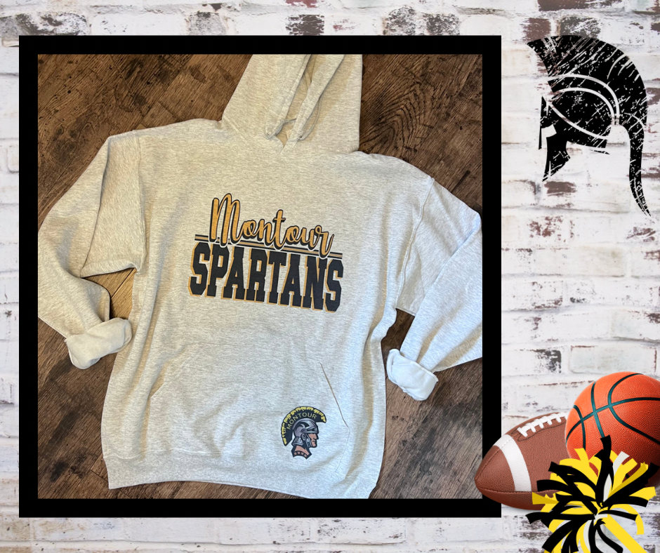 Vintage Spartans Varsity Hoodie