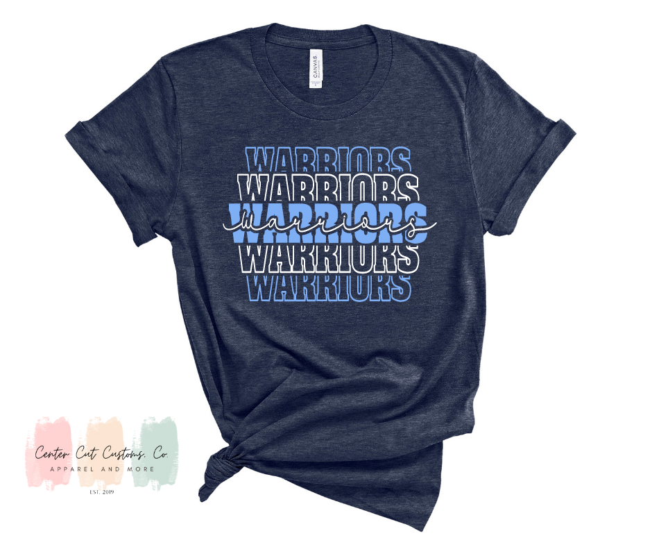 Warriors Stack Tee